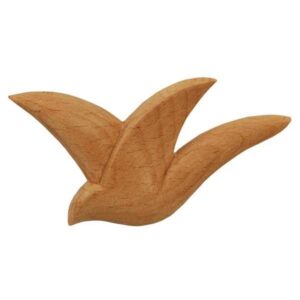 Hand Carved Flying Goose Emblem