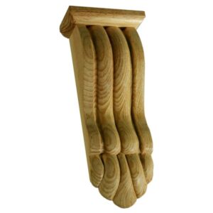 Large Victorian Reeded Corbels with Capping