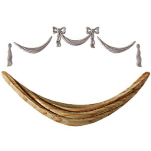 Small Linenfold Swag