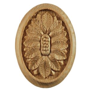 Classical Victorian Patera Large Wood Applique